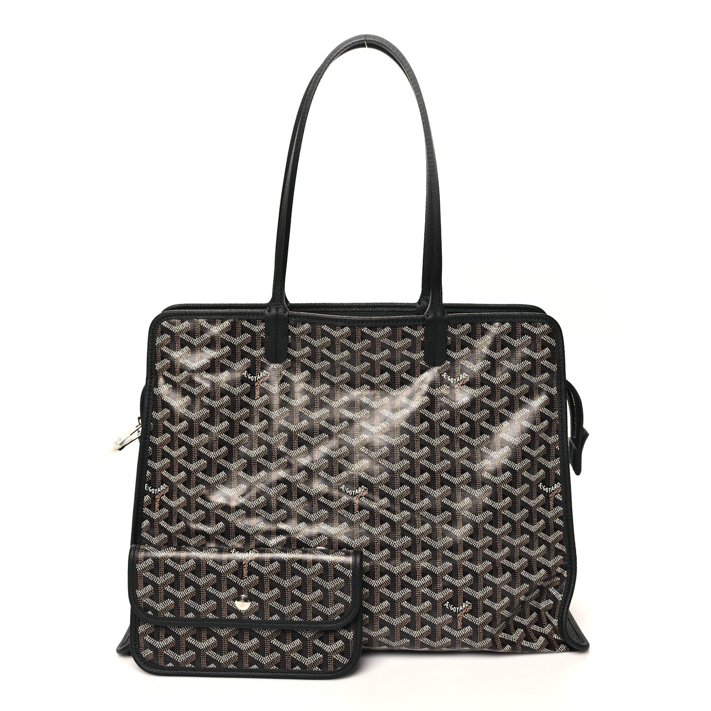 Goyardine Sac Hardy Pet Carrier PM Black