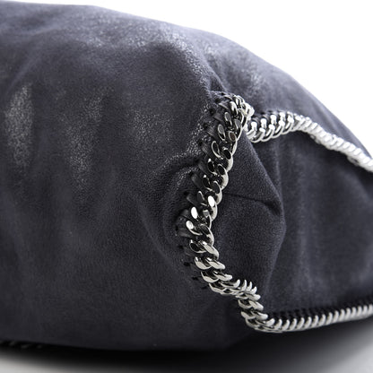 Stella McCartney Shaggy Deer Big Falabella Tote Navy 7 of 9