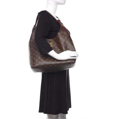 Louis Vuitton Monogram Flower Hobo Bordeaux 2 of 10