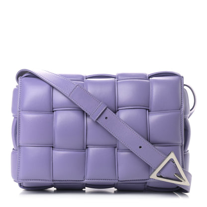 Bottega Veneta Nappa Maxi Intreccio Padded Cassette Crossbody Bag Lavender 1 of 9