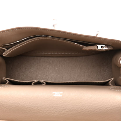 Hermes Taurillon Clemence Jypsiere 28 Argile 4 of 10