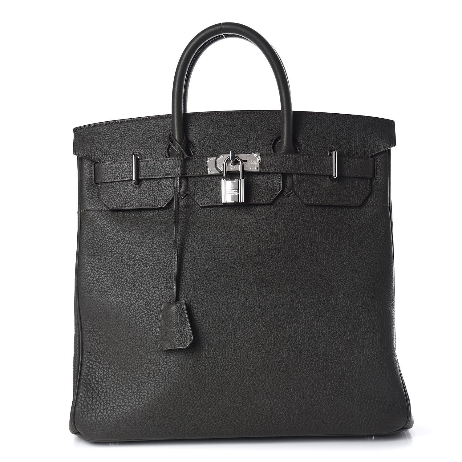 Hermes Taurillon Clemence HAC Birkin 40 Vert De Gris 1 of 30