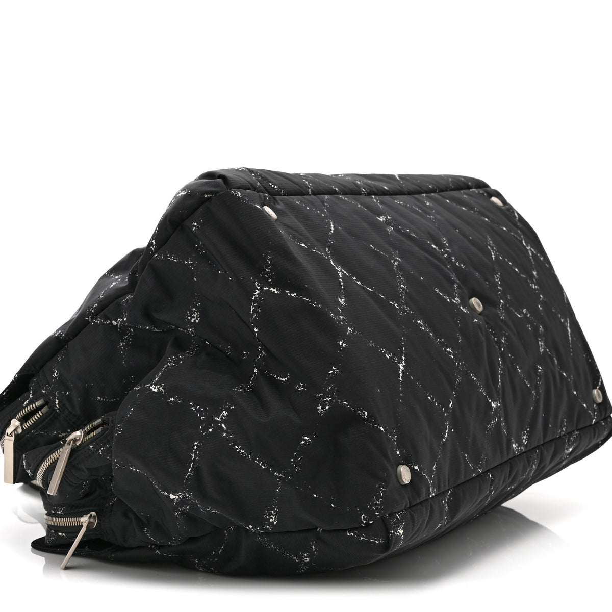 Chanel Nylon Travel Duffel Bag Black 13 of 14