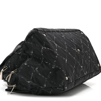 Chanel Nylon Travel Duffel Bag Black 13 of 14
