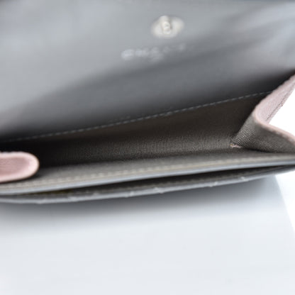 Chanel Metallic Calfskin Quilted Palette Card Holder Silver 5 of 12