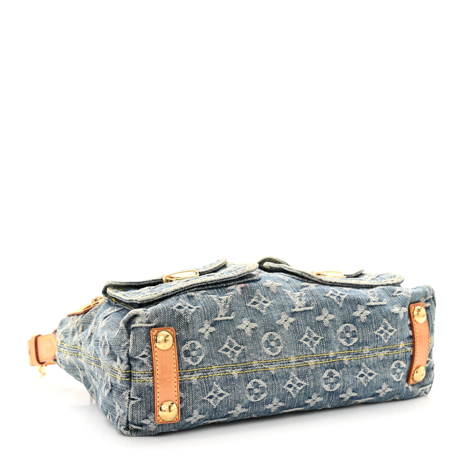 Louis Vuitton Monogram Denim Baggy PM Blue 4 of 18