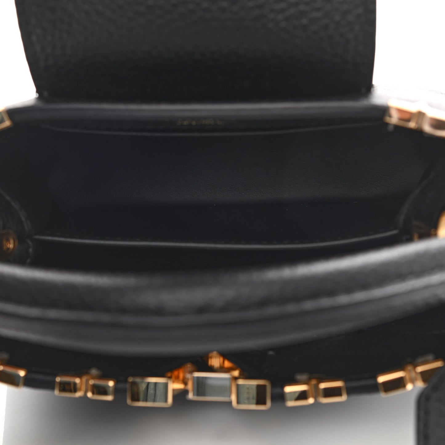 Taurillon Embellished Flower Crown Capucines Mini Black