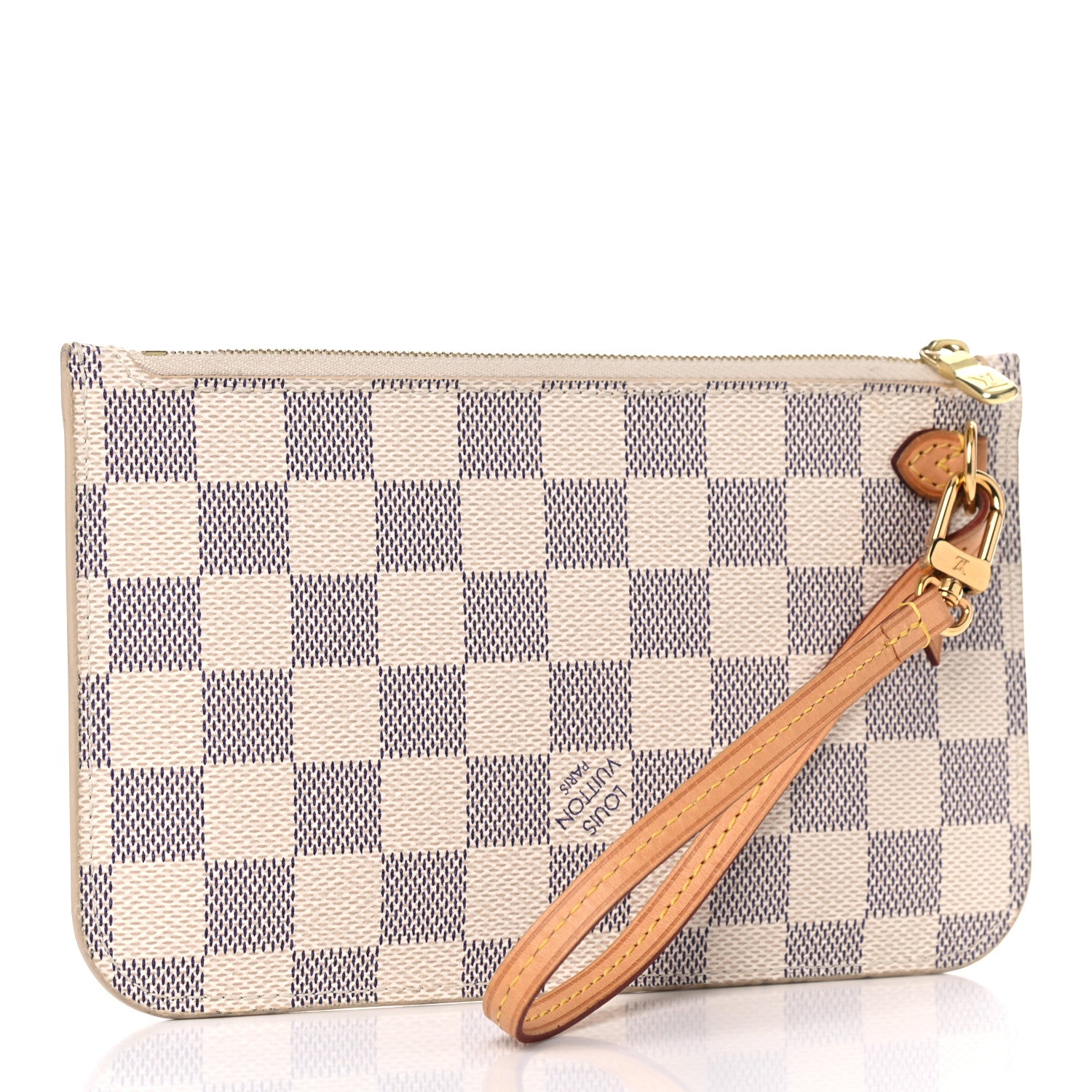 Louis Vuitton Damier Azur Neverfull PM Pochette 3 of 11