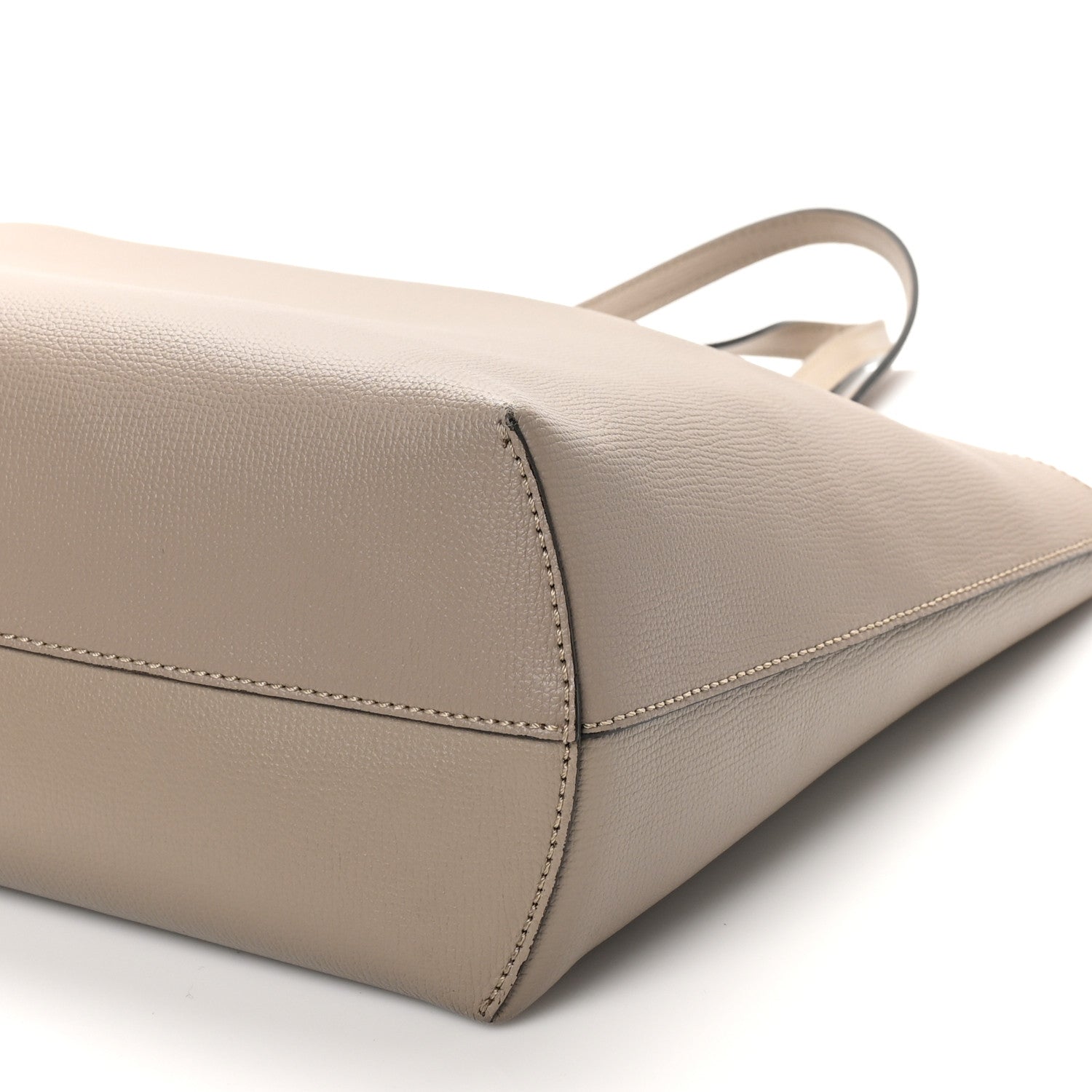 Fendi Vitello Vienna Enamel F is Fendi Shopping Tote Tortora Taupe 11 of 13