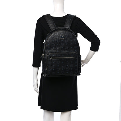 MCM Visetos Medium Stark Backpack Black 2 of 9