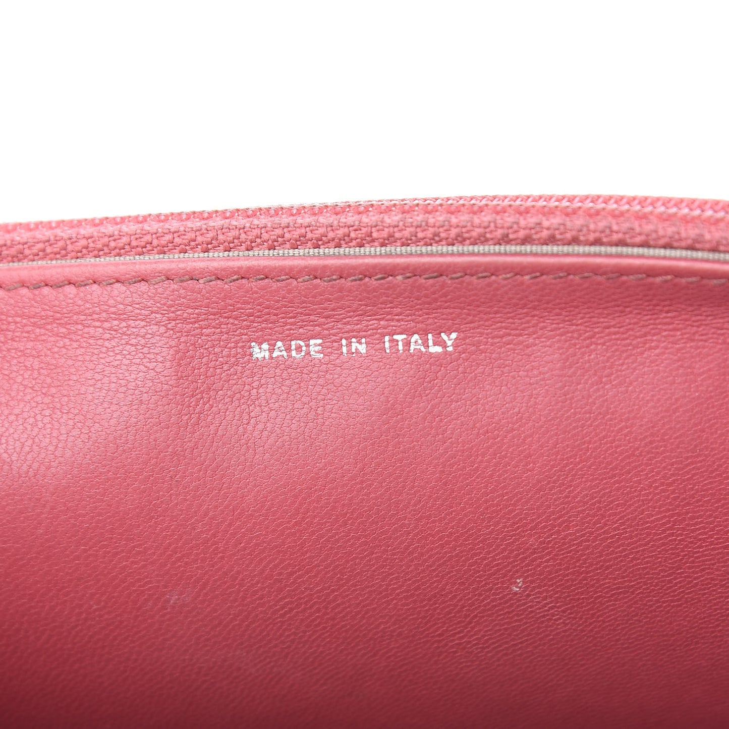 Lambskin Quilted Boy Wallet On Chain WOC Red