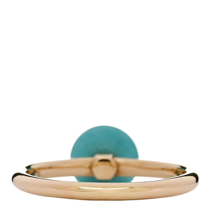 Tiffany 18K Yellow Gold Amazonite 8mm HardWear Ball Ring 53 6.5 3 of 4