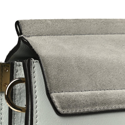 Chloe Calfskin Suede Medium Faye Shoulder Bag Airy Grey 19 of 19