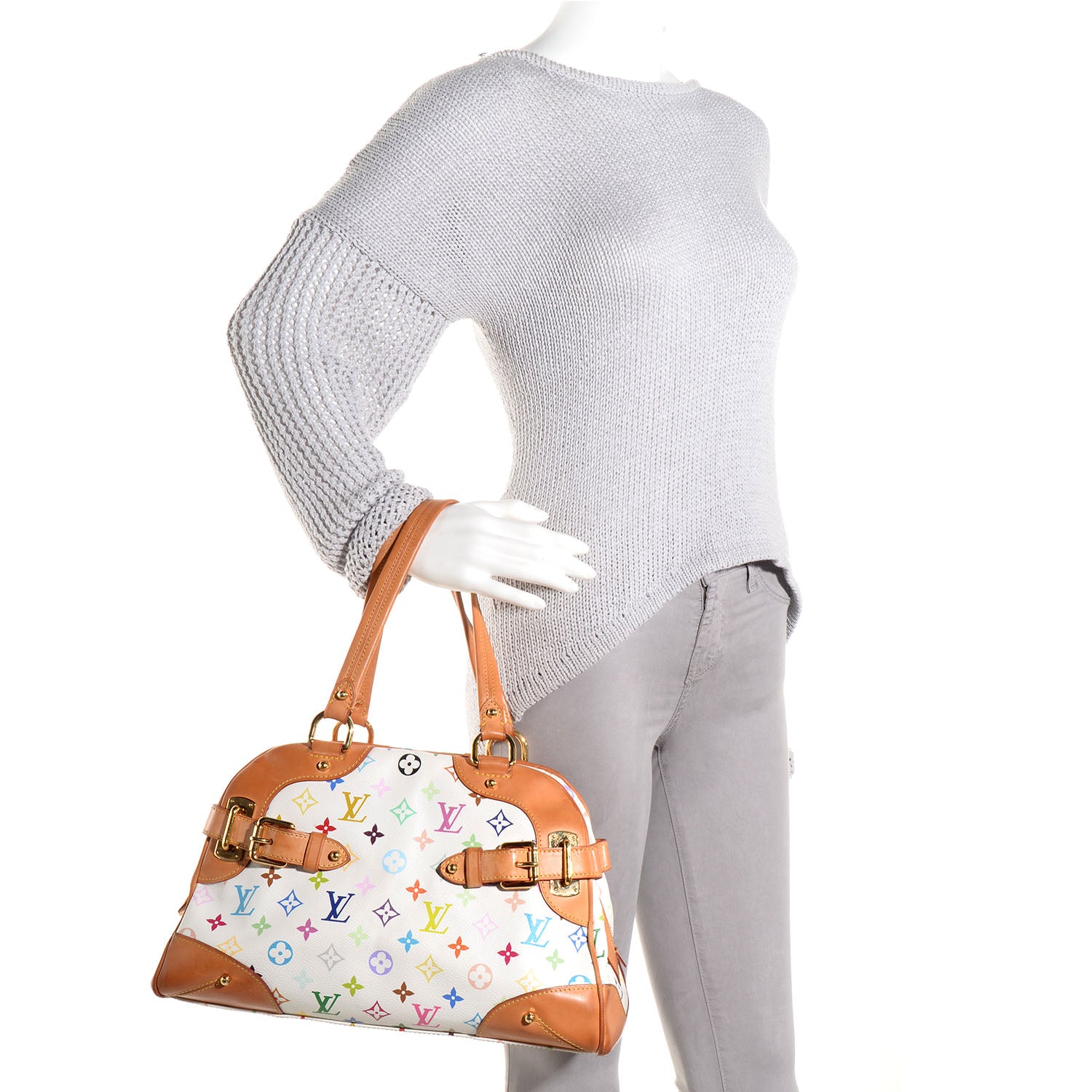 Louis Vuitton Monogram Multicolor Claudia White 2 of 7