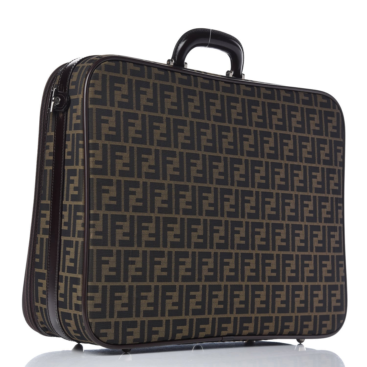 Fendi Zucca Suitcase Tobacco 3 of 12