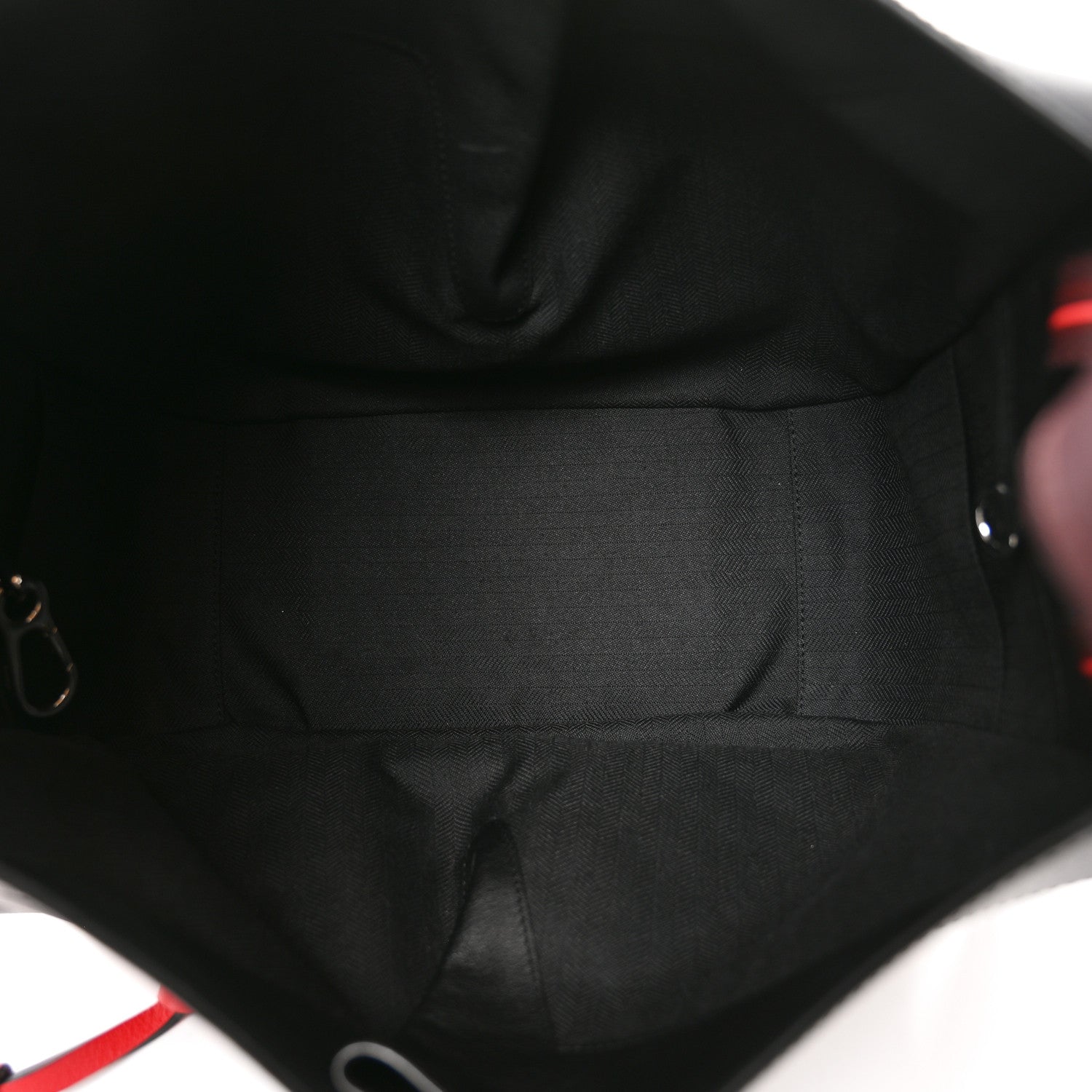 Loewe Calfskin Circle Medium Hammock Shoulder Bag Black Red 5 of 9