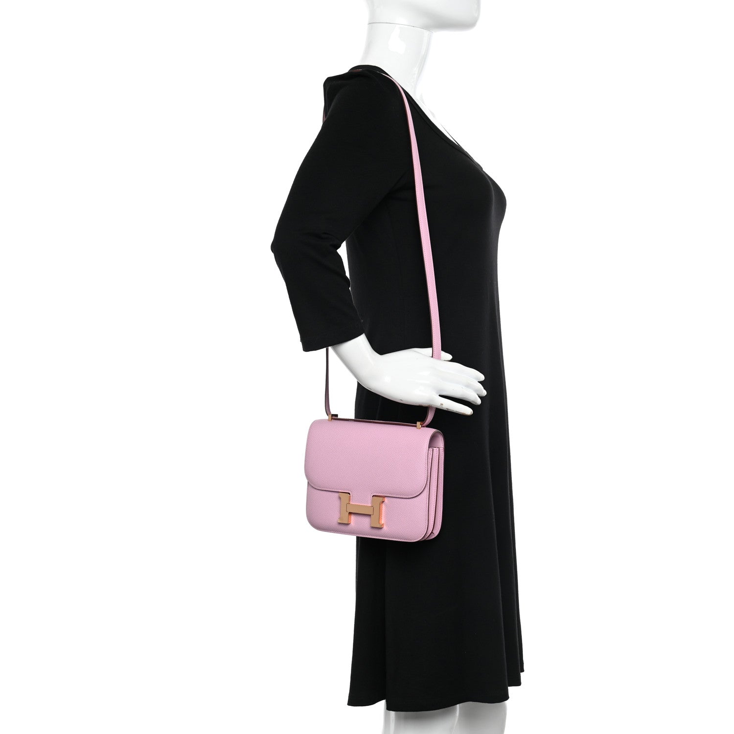 Hermes Epsom Constance 18 Mauve Sylvestre 2 of 10