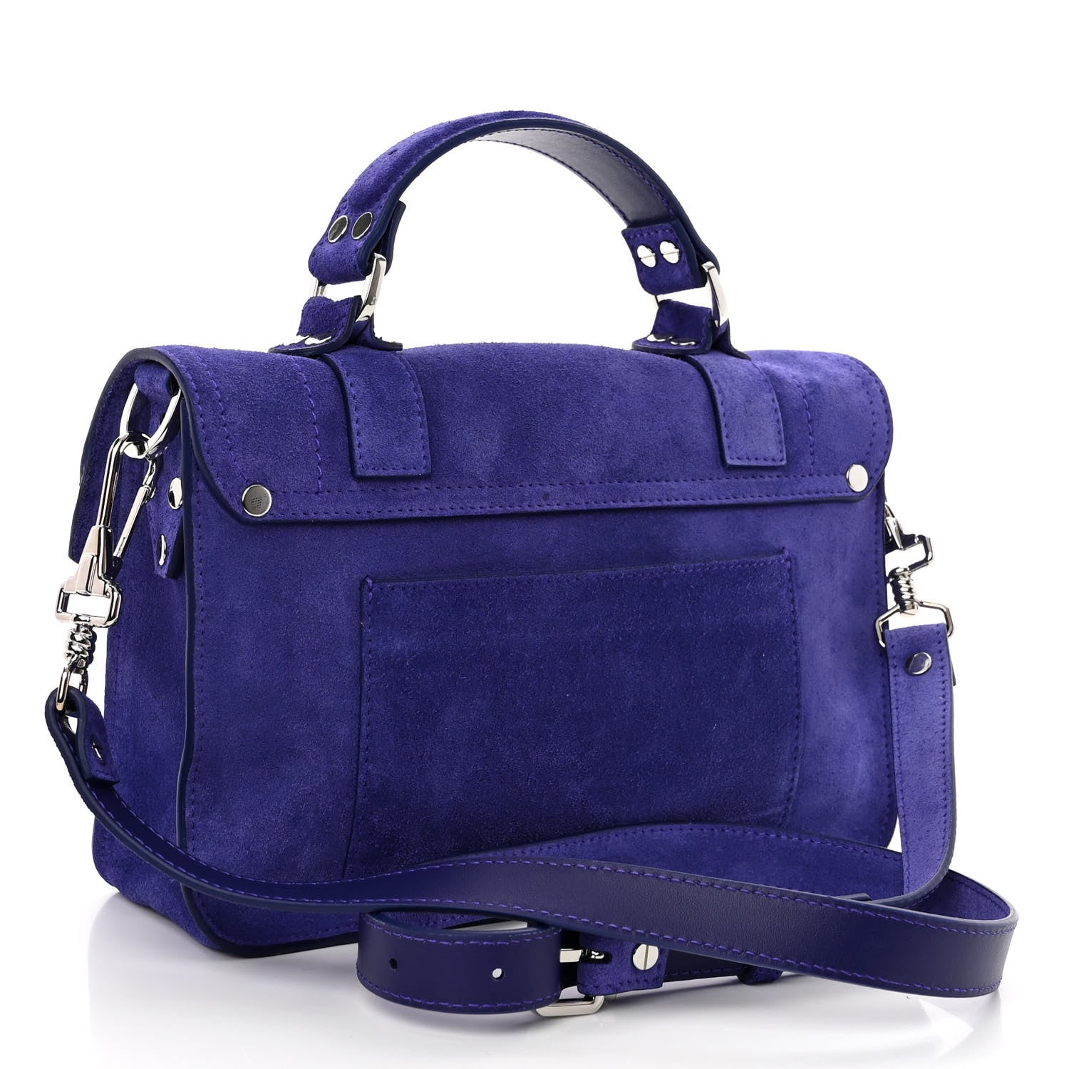 Proenza Schouler Suede Tiny PS1 Satchel Amethyst 3 of 9
