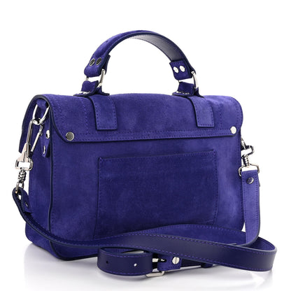 Proenza Schouler Suede Tiny PS1 Satchel Amethyst 3 of 9