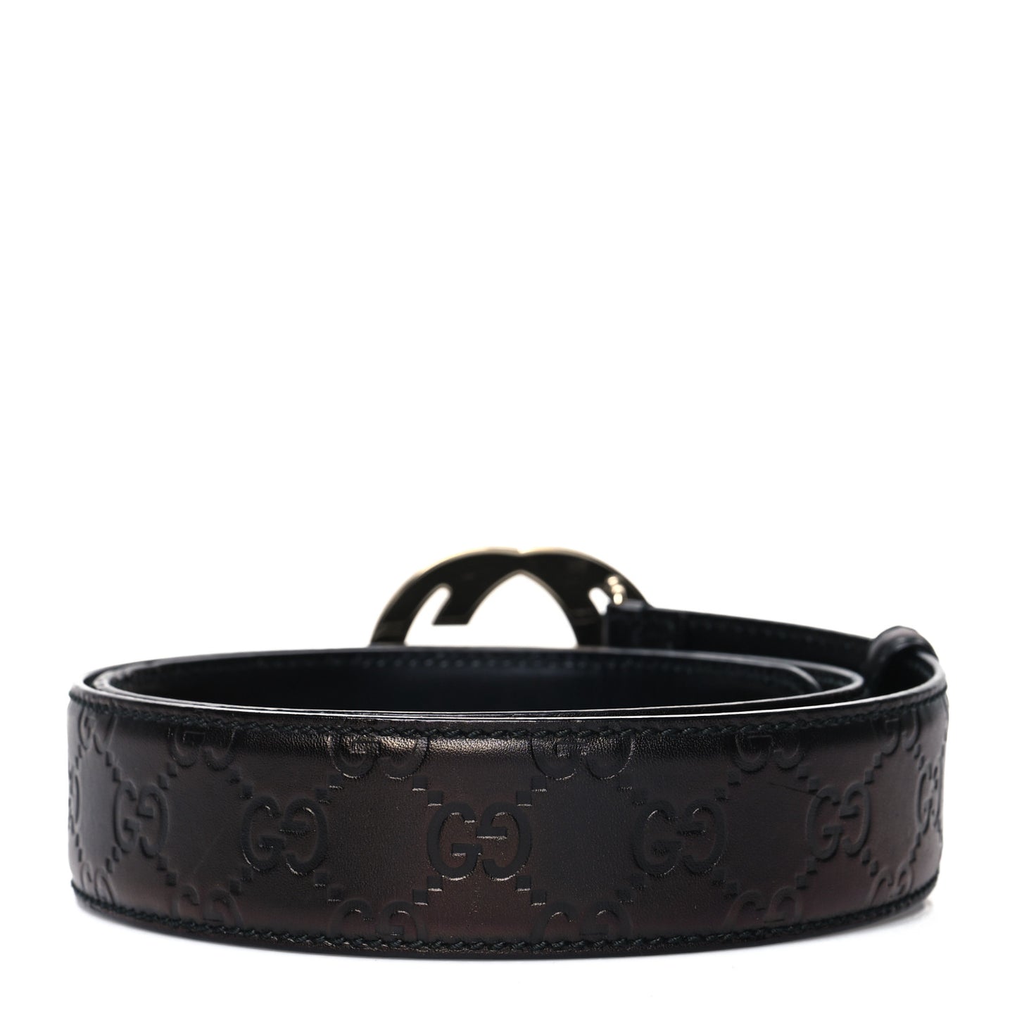 Guccissima Interlocking G 40mm Belt 90 36 Black