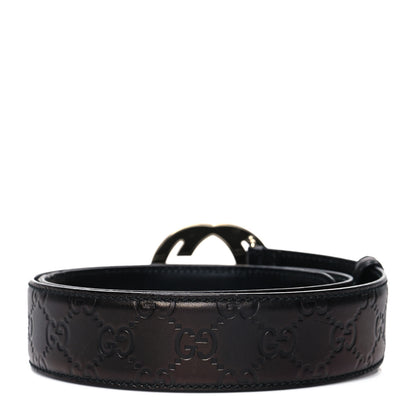 Gucci Guccissima Interlocking G 40mm Belt 90 36 Black 2 of 7