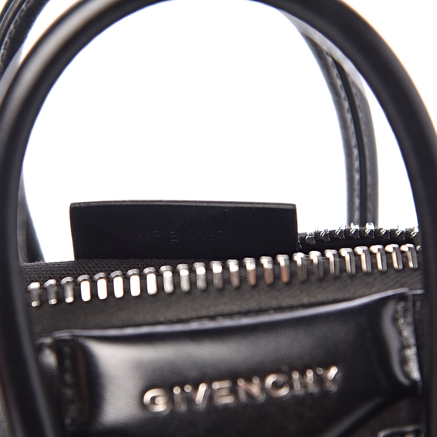Givenchy Shiny Lord Calfskin Mini Antigona Black 6 of 9
