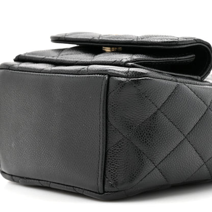 Chanel Caviar Quilted CC Mini Classic Backpack Black 9 of 11