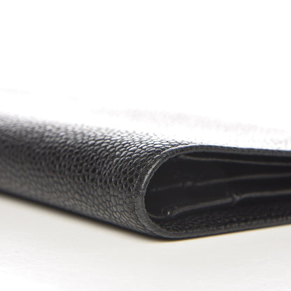Chanel Caviar Timeless CC Yen Wallet Black 11 of 13
