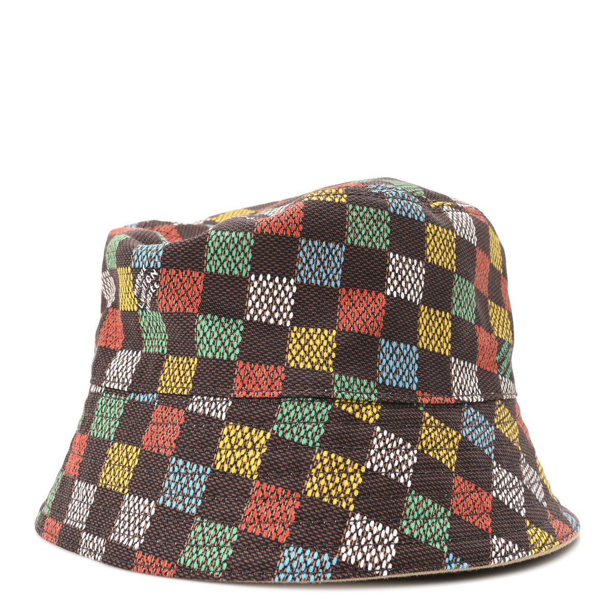 Louis Vuitton Damier LV Vers Reversible Bucket Hat Brown 5 of 7