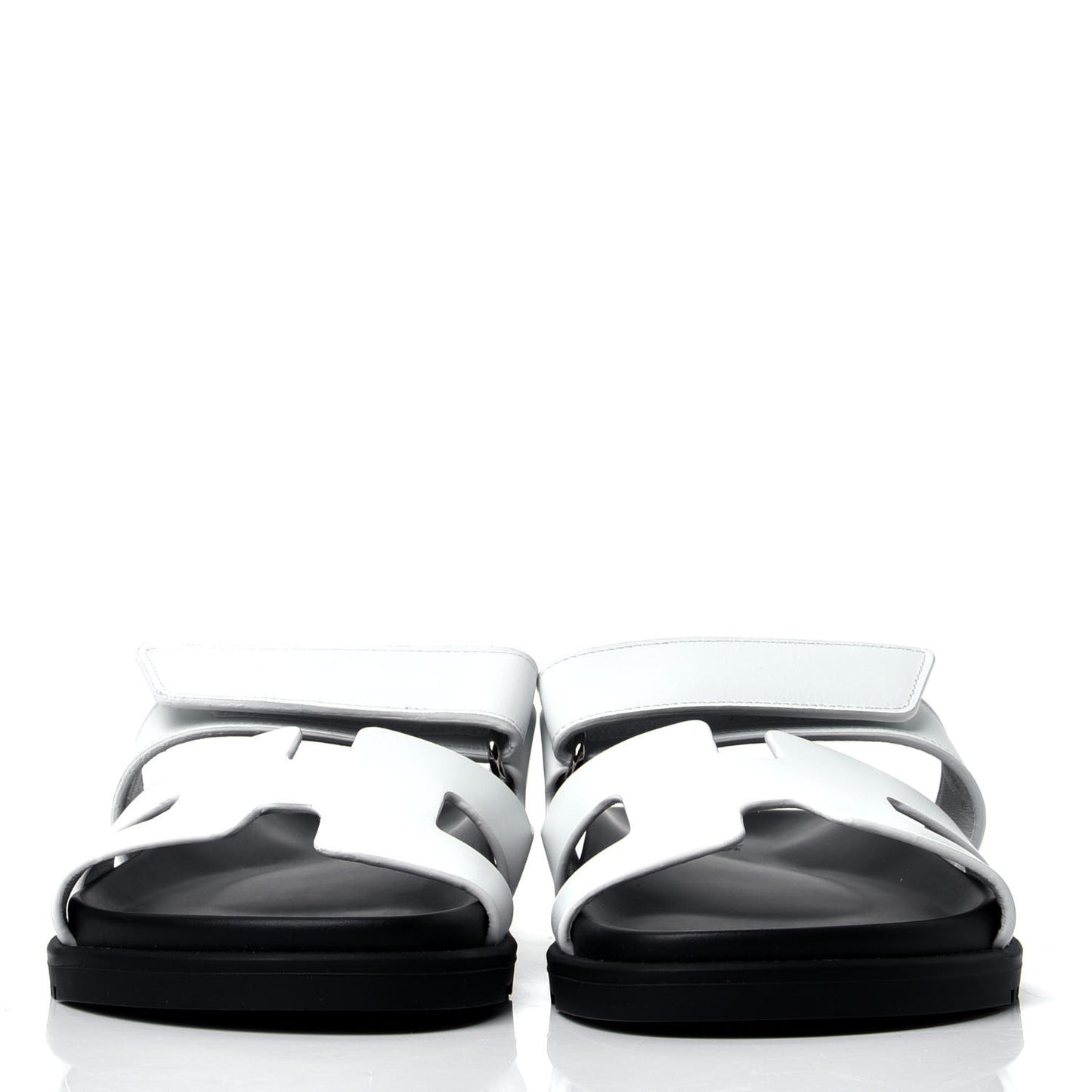 Calfskin Womens Chypre Sandals 36.5 White