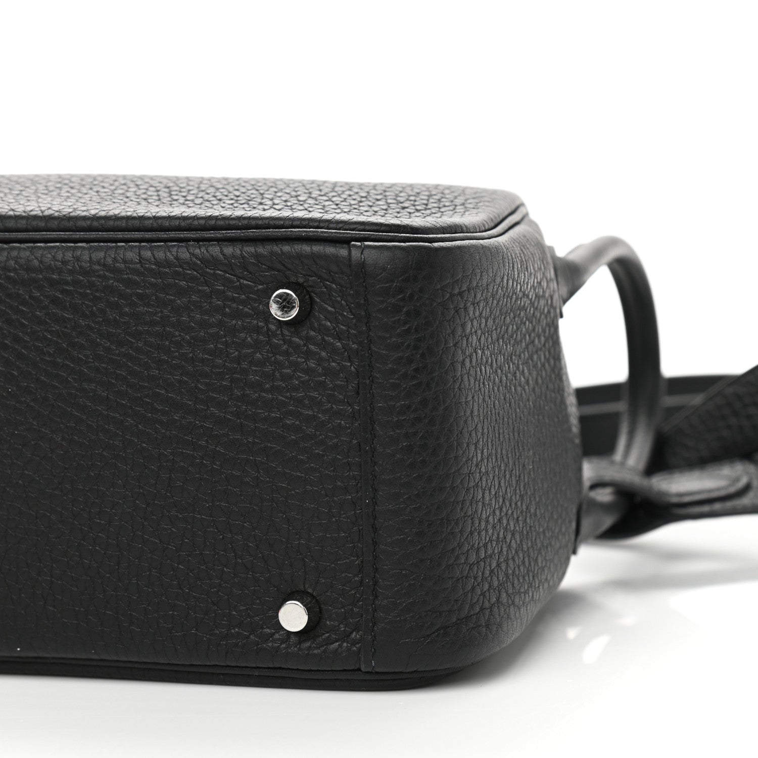 Hermes Taurillon Clemence Mini Lindy 20 Black 10 of 12