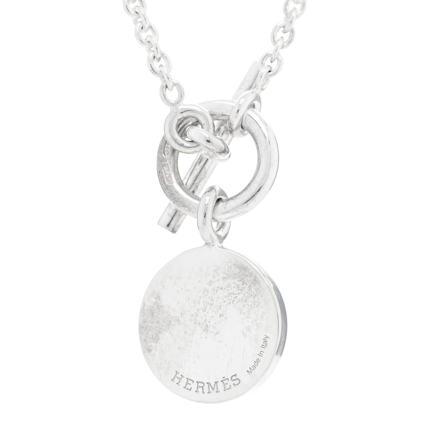 Sterling Silver Amulettes H Confettis Pendant Necklace