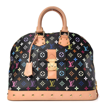 Louis Vuitton Monogram Multicolor Alma GM Black 1 of 9