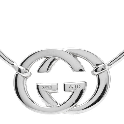 Gucci Sterling Silver Britt Hoop Earrings 3 of 4