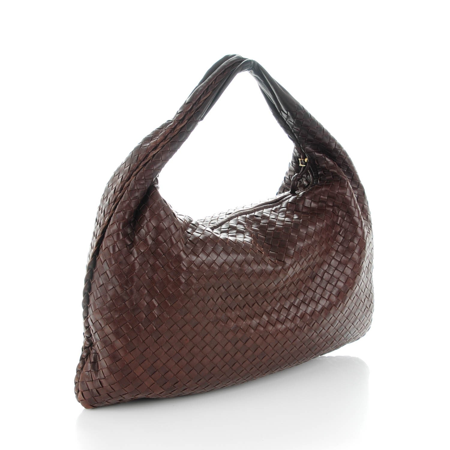 Bottega Veneta Nappa Intrecciato Large Veneta Hobo Ebano 3 of 8