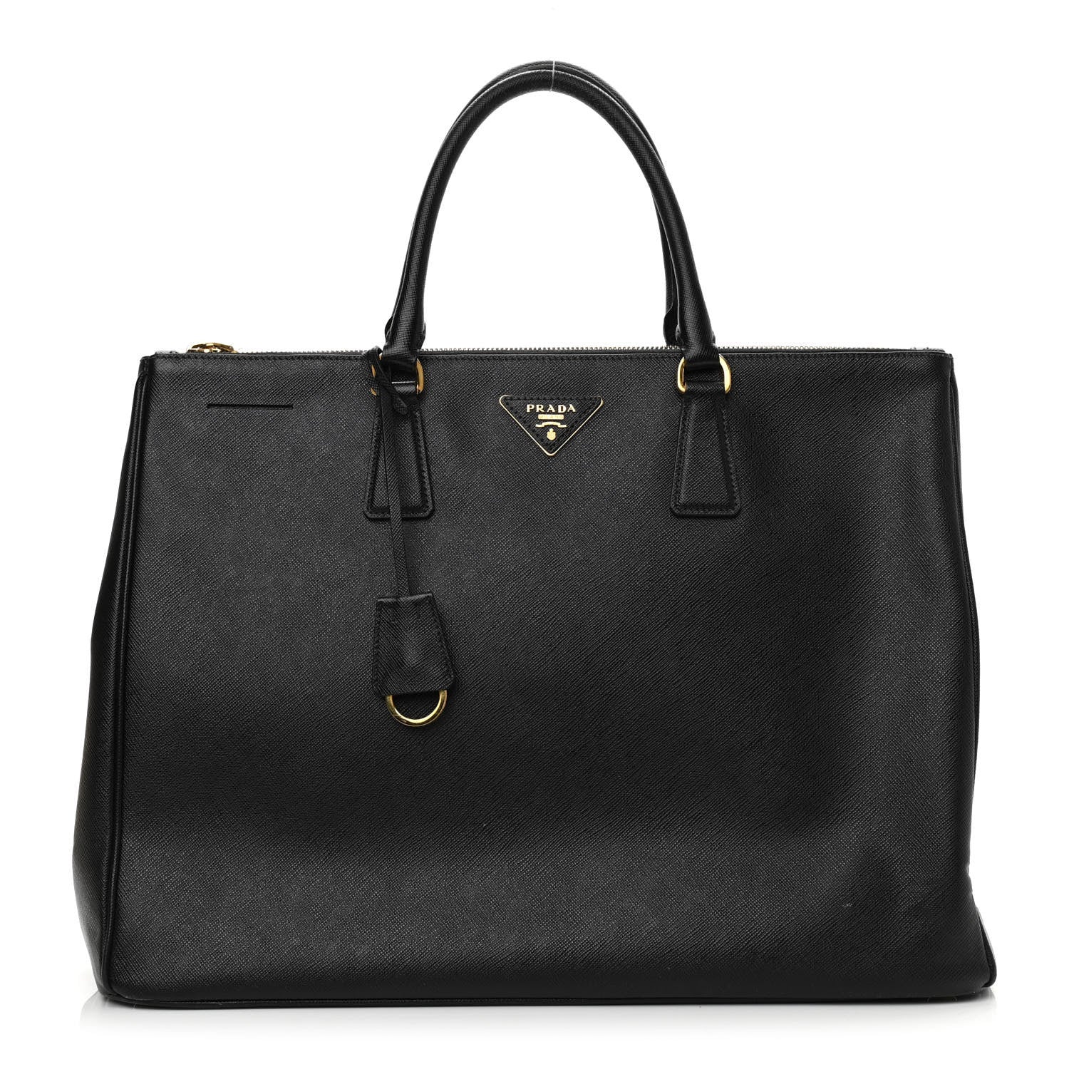 Prada Saffiano Large Galleria Double Zip Tote Black 1 of 14