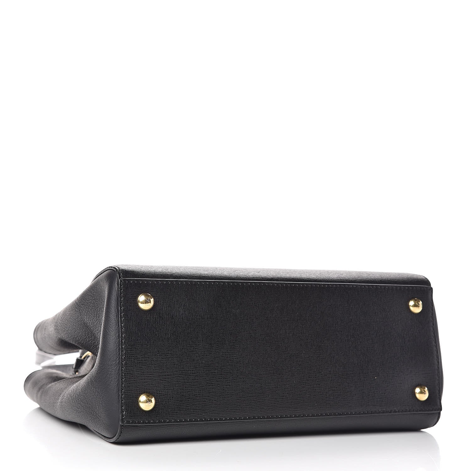 Fendi Vitello Elite Petite 2Jours Tote Black 4 of 10
