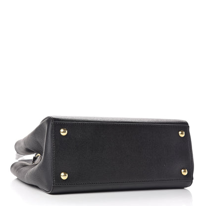 Fendi Vitello Elite Petite 2Jours Tote Black 4 of 10