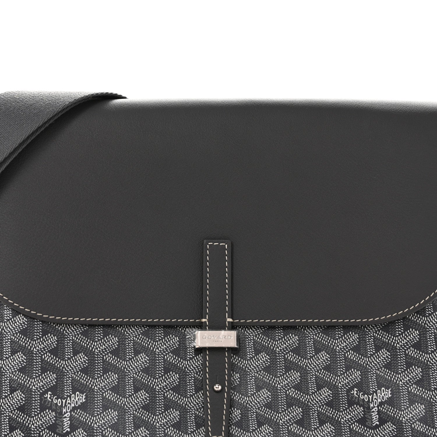 Goyard Goyardine Coursier Messenger Bag Gray 8 of 10
