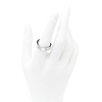 Cartier 18K White Gold 6mm LOVE Ring 57 8 2 of 4