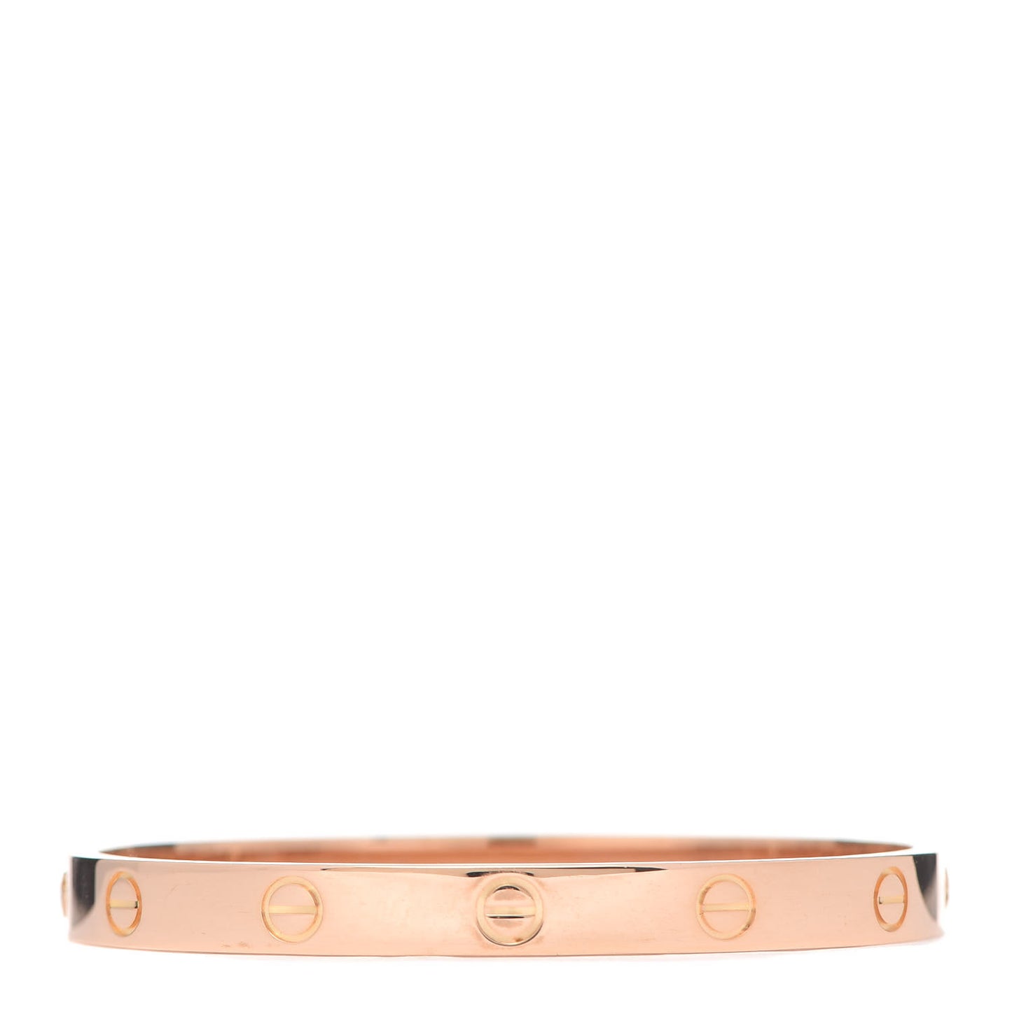 18K Pink Gold LOVE Bracelet 17