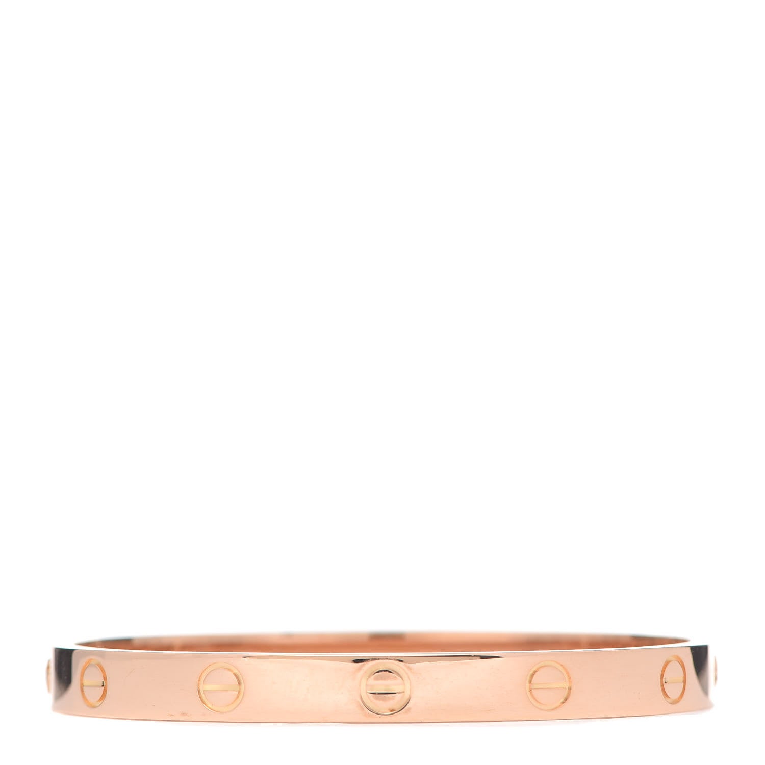 Cartier 18K Pink Gold LOVE Bracelet 17 1 of 7