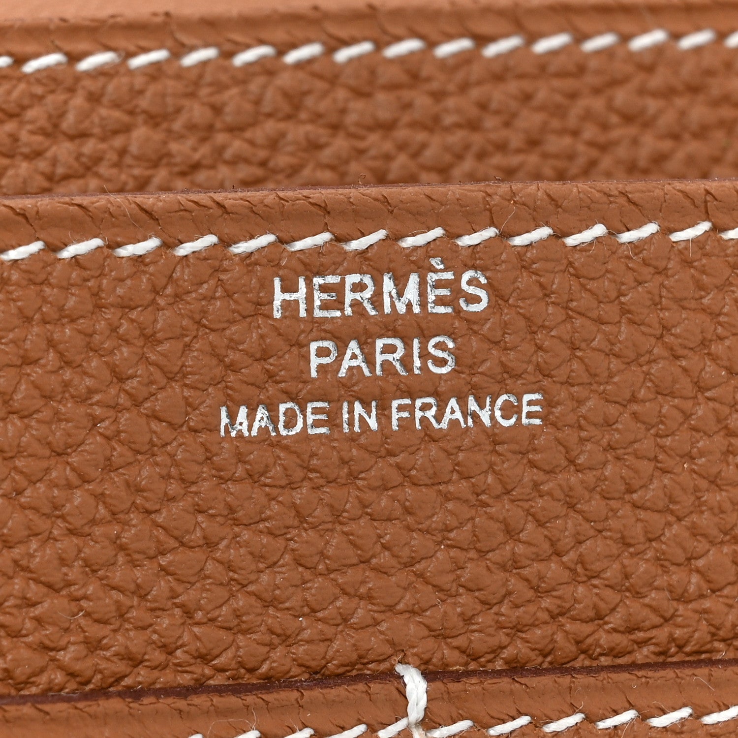 Hermes Togo Dogon Duo Wallet Gold 9 of 14