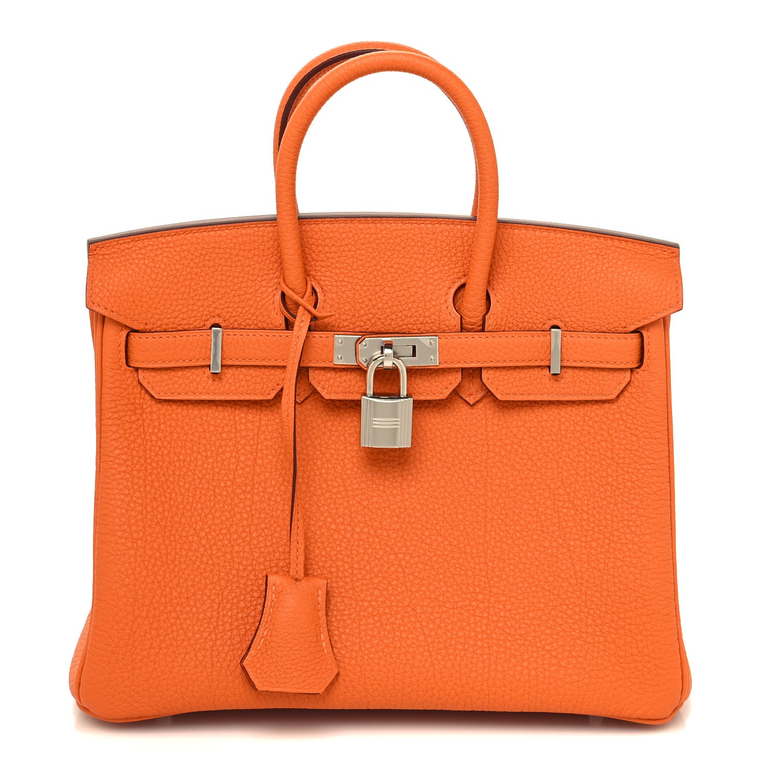 Hermes Togo Birkin 25 Orange 1 of 11