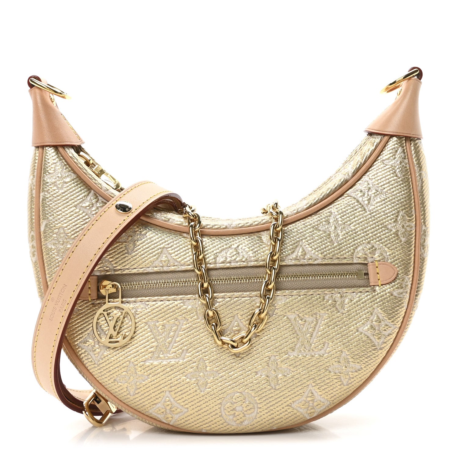 Louis Vuitton Monogram Jacquard Loop Gold 1 of 9