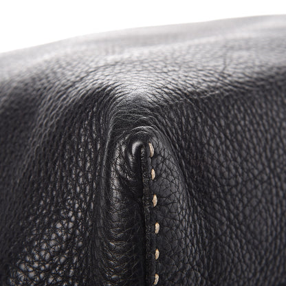 Fendi Calfskin Romano Selleria Roll Tote Black 13 of 20