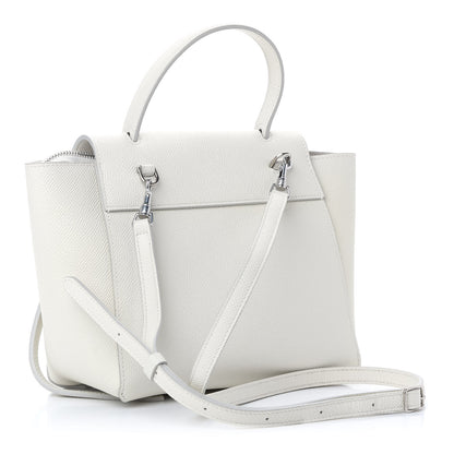 Celine Grained Calfskin Nano Belt Bag White 3 of 11