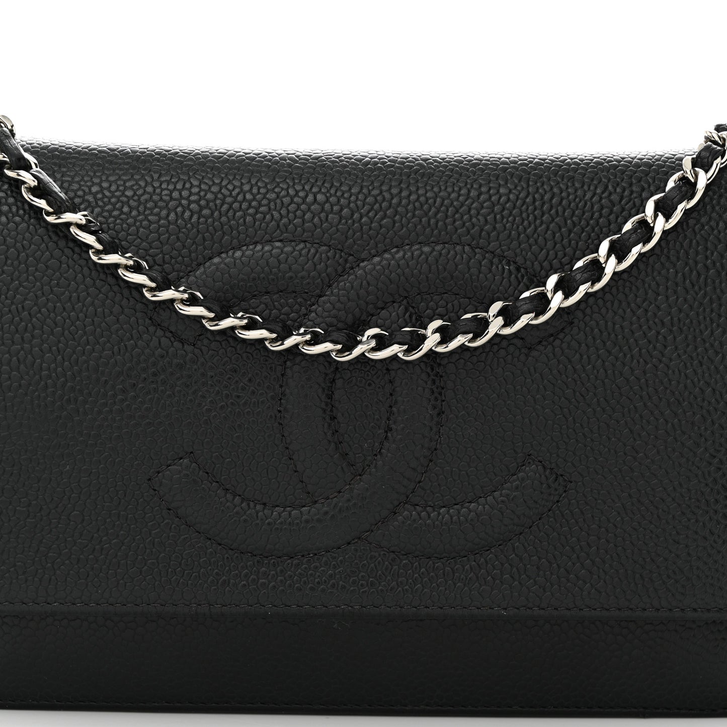 Caviar Timeless CC Wallet on Chain WOC Black