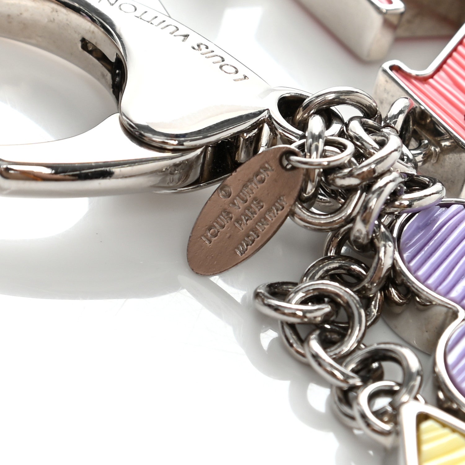 Louis Vuitton Fleur d Epi Bag Charm Pastels 5 of 6