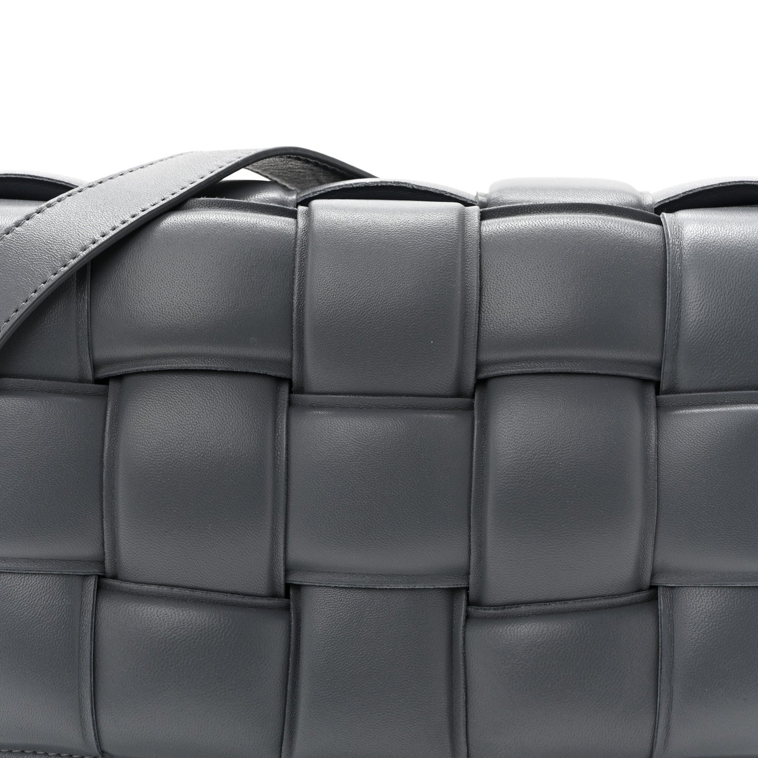 Bottega Veneta Nappa Maxi Intreccio Padded Cassette Crossbody Bag Thunder 8 of 10